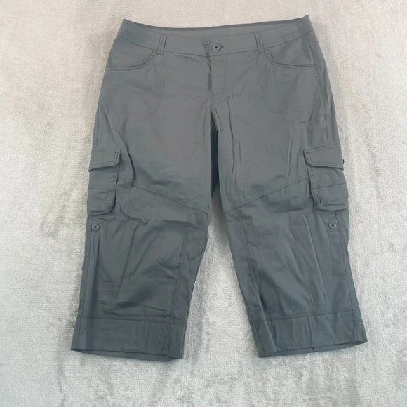 KUHL Resistor Air Roll-Up Short Women 14 Carbon Performance Stretch UPF50 NWOT - Picture 4 of 13